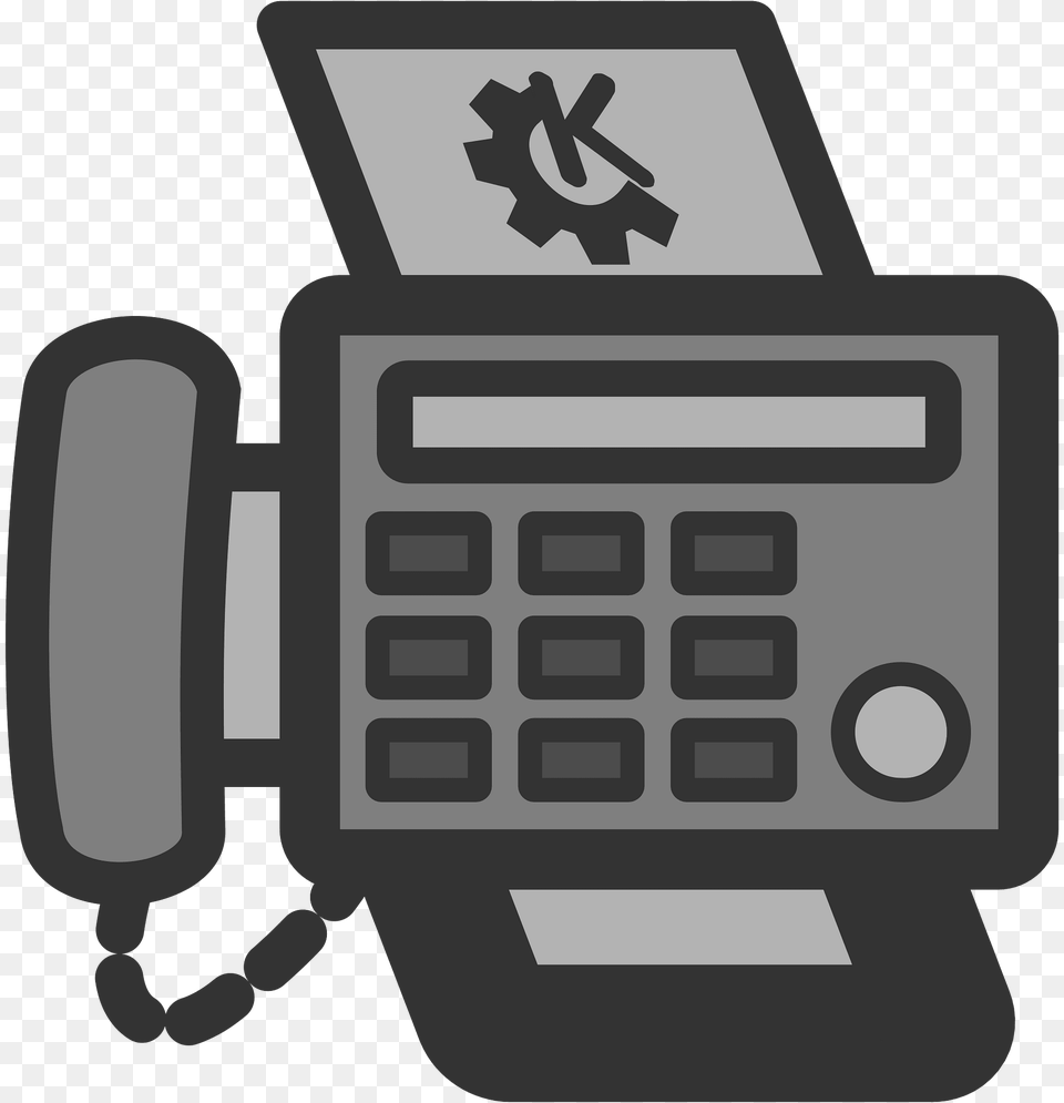 Fax Clipart, Electronics, Phone Free Png