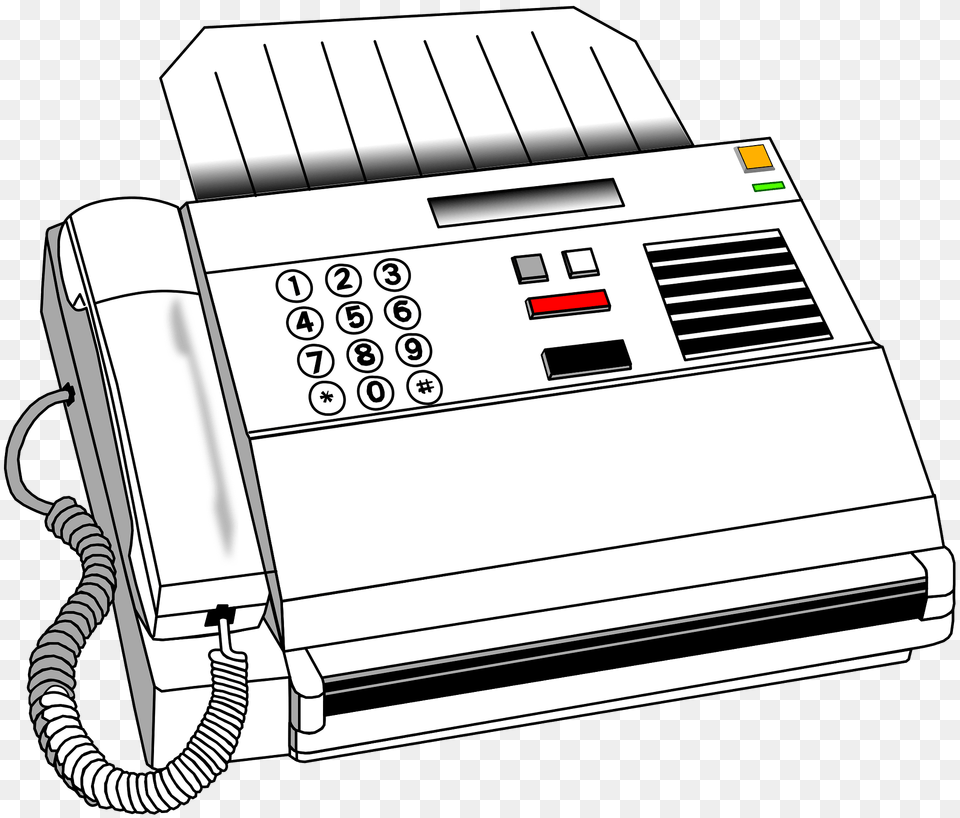 Fax Clipart, Electronics, Phone, Computer Hardware, Hardware Free Transparent Png