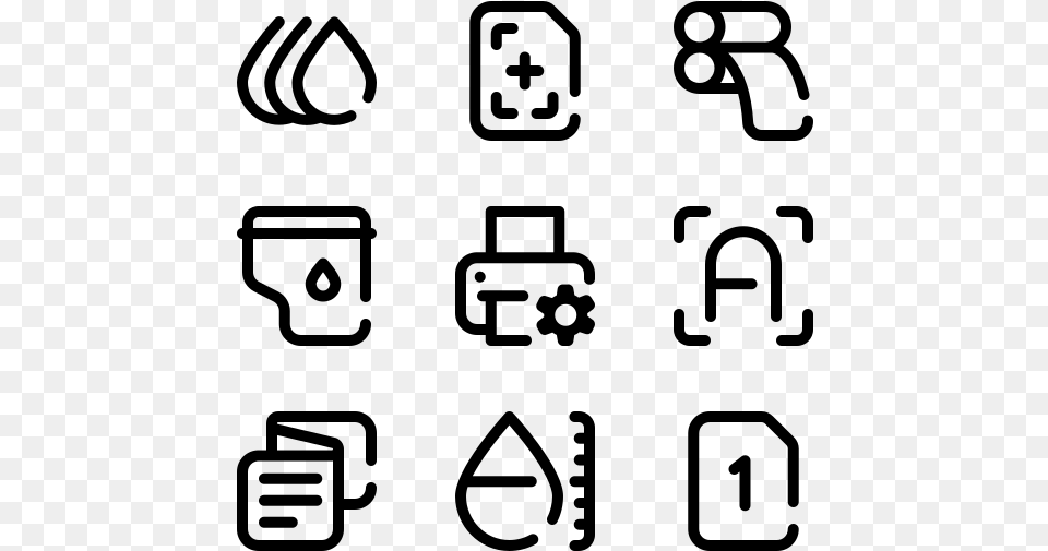 Fax Icons Icono Facebook Instagram Vector, Gray Free Transparent Png