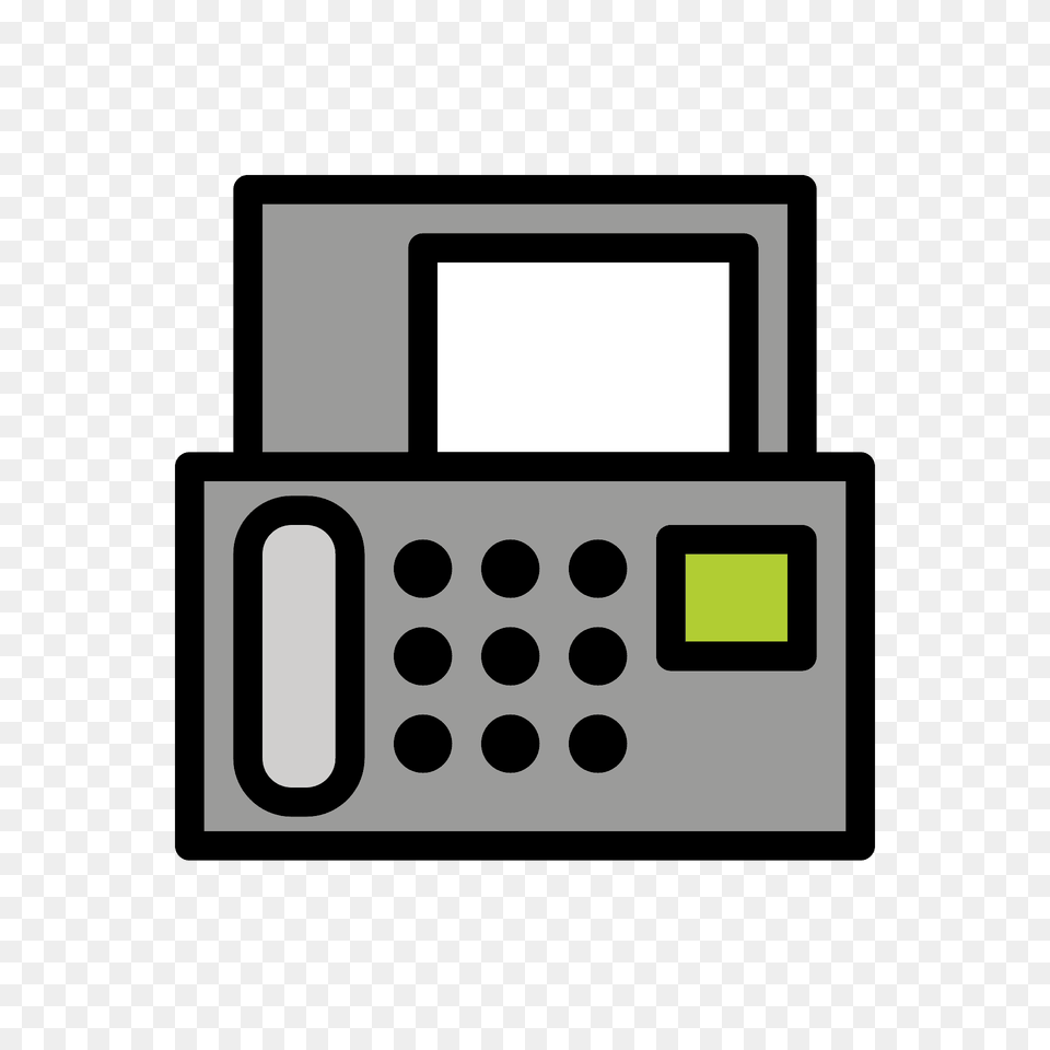 Fax Machine Emoji Clipart, Electronics, Scoreboard, Computer Hardware, Hardware Png Image