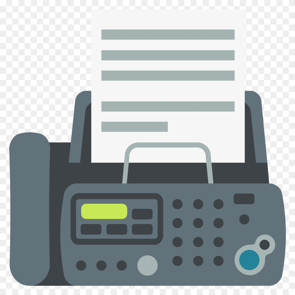 Fax Machine Emoji Clipart, Computer Hardware, Electronics, Hardware Free Png