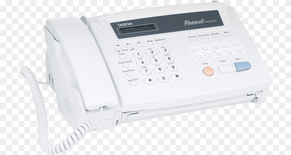 Fax Machine Images Transparent Brother Fax275 Personal Fax And Telephone, Electronics, Phone Png