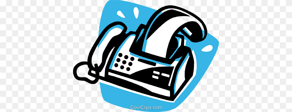Fax Machine Royalty Vector Clip Art Illustration, Electronics, Hardware, Computer Hardware, Phone Free Png