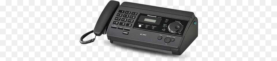 Fax Machine With Fully Digital Answering System Thermal Paper, Electronics, Phone, Speaker Png Image