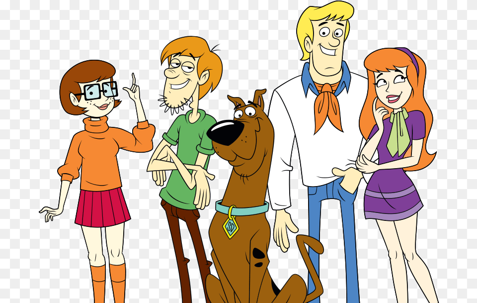 Faxhzks Cool Scooby Doo Gang, Publication, Book, Comics, Adult Free Png Download