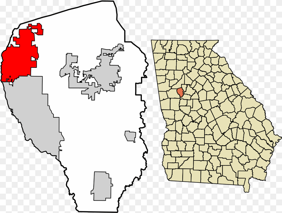 Fayette County Georgia Incorporated And Unincorporated Newton County Ga, Chart, Plot, Map, Atlas Png Image
