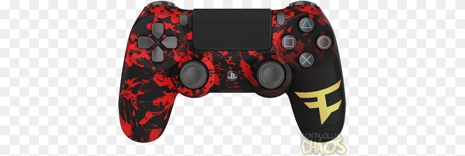 Faze Clan Red Tiger Ps4 Controller, Electronics, Joystick Png Image