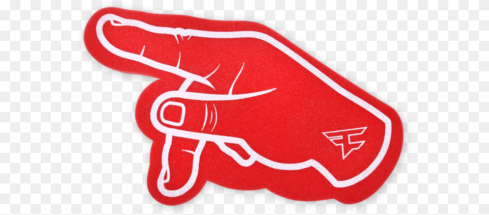 Faze Up Foam Finger, Body Part, Hand, Person Free Png Download