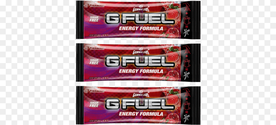 Fazeberry 3 Pack Gamma Labs G Fuel Dietary Supplement Fruit Punch, Food, Sweets Free Png Download