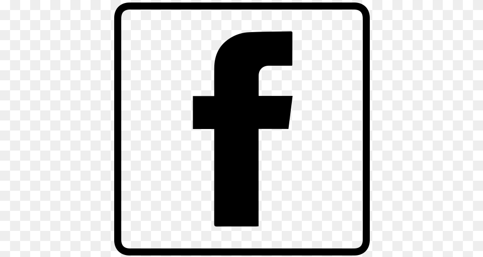 Fb Icon, Gray Free Png Download