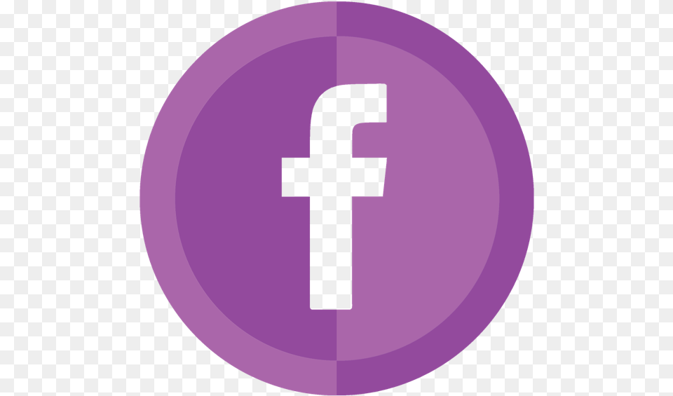 Fb Icon Social Media Facebook Icon Purple, Cross, Symbol, Number, Text Png