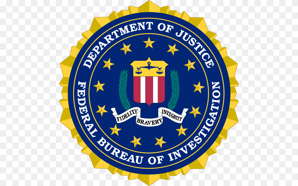 Fbi, Badge, Logo, Symbol, Emblem Free Transparent Png