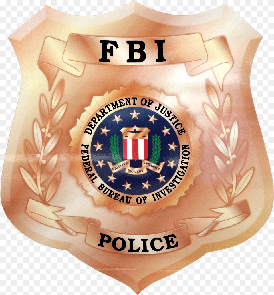 Fbi Badge Federal Bureau Of Investigation, Logo, Symbol, Birthday Cake, Cake Png Image