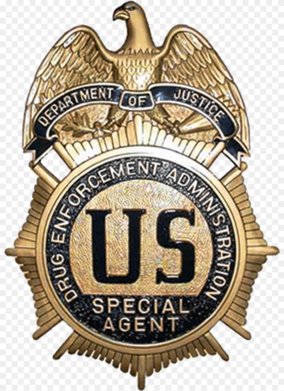Fbi Badge Transparent Clipart Drug Enforcement Administration Badge, Logo, Symbol, Wristwatch Free Png