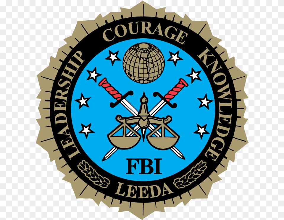 Fbi Leeda Logo Fbi Leeda, Badge, Symbol, Emblem, Blade Png Image