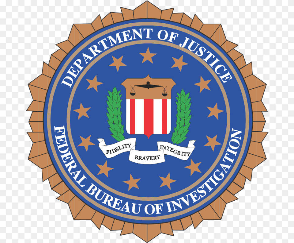 Fbi Logo Federal Bureau Of Investigation, Badge, Emblem, Symbol, Scoreboard Free Transparent Png