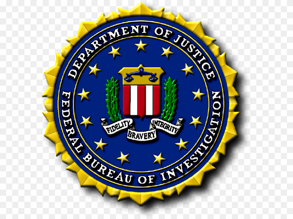 Fbi Logo Smaller Fbi Seal, Badge, Symbol, Emblem Free Transparent Png