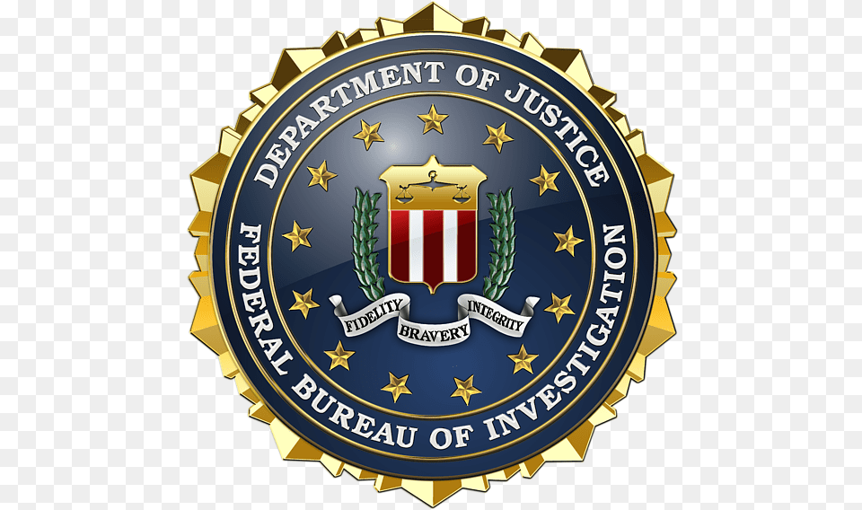 Fbi Seal, Badge, Emblem, Logo, Symbol Free Png