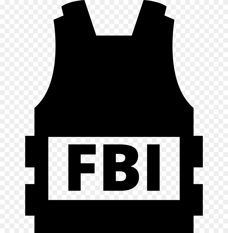 Fbi Waistcoat Protection Tool Icon Download, Clothing, Vest, Lifejacket, Logo Png