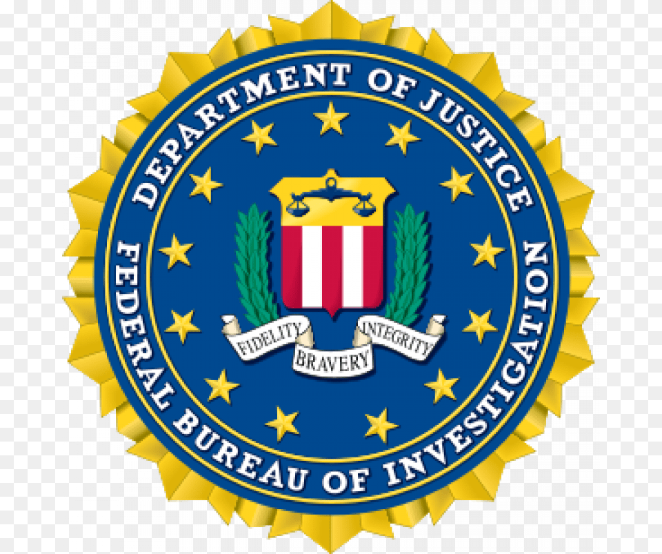 Fbi Warn Over Tdos Attacks On Emergency Centers Fbi Seal, Badge, Logo, Symbol, Emblem Png Image