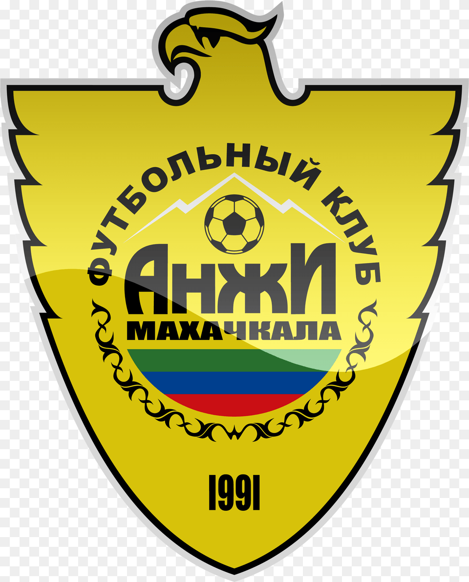 Fc Anji Makhachkala Hd Logo Anzhi Fc, Badge, Symbol, Football, Ball Png