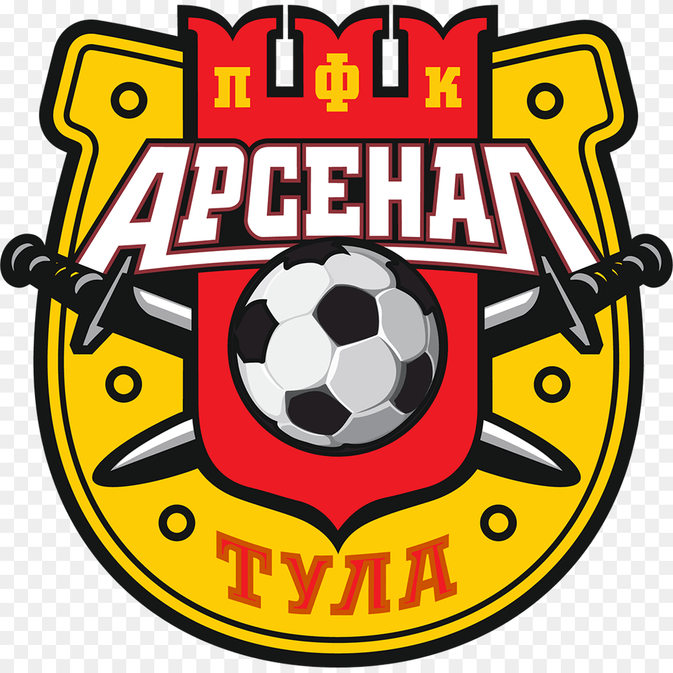 Fc Arsenal Tula Logo, Badge, Symbol, Sport, Soccer Ball Png Image