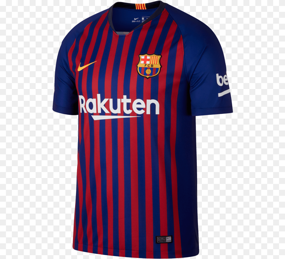 Fc Barcelona 1819 Home Jerseytitle Fc Barcelona Barcelona Home Jersey 17, Clothing, Shirt Free Transparent Png