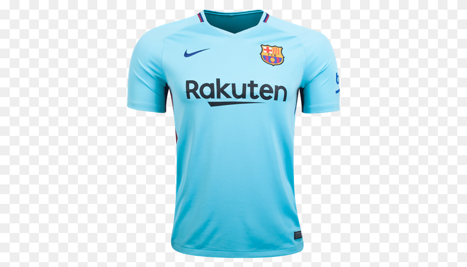 Fc Barcelona Away Tshirt Blank, Clothing, Shirt, T-shirt, Jersey Free Png Download