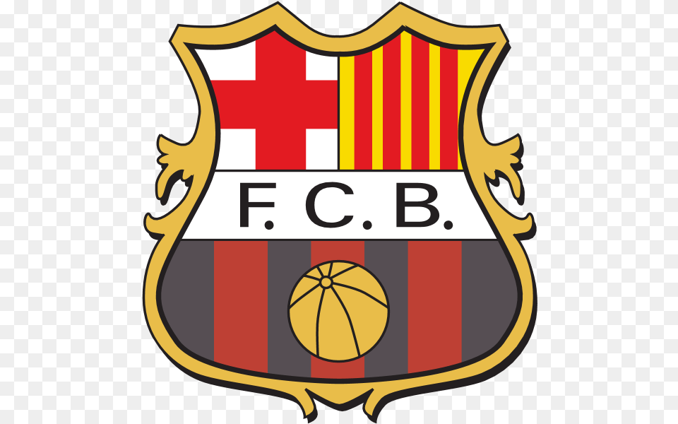 Fc Barcelona Basketball Logo Download Fc Barcelona Logo Icon, Armor, First Aid, Shield Png
