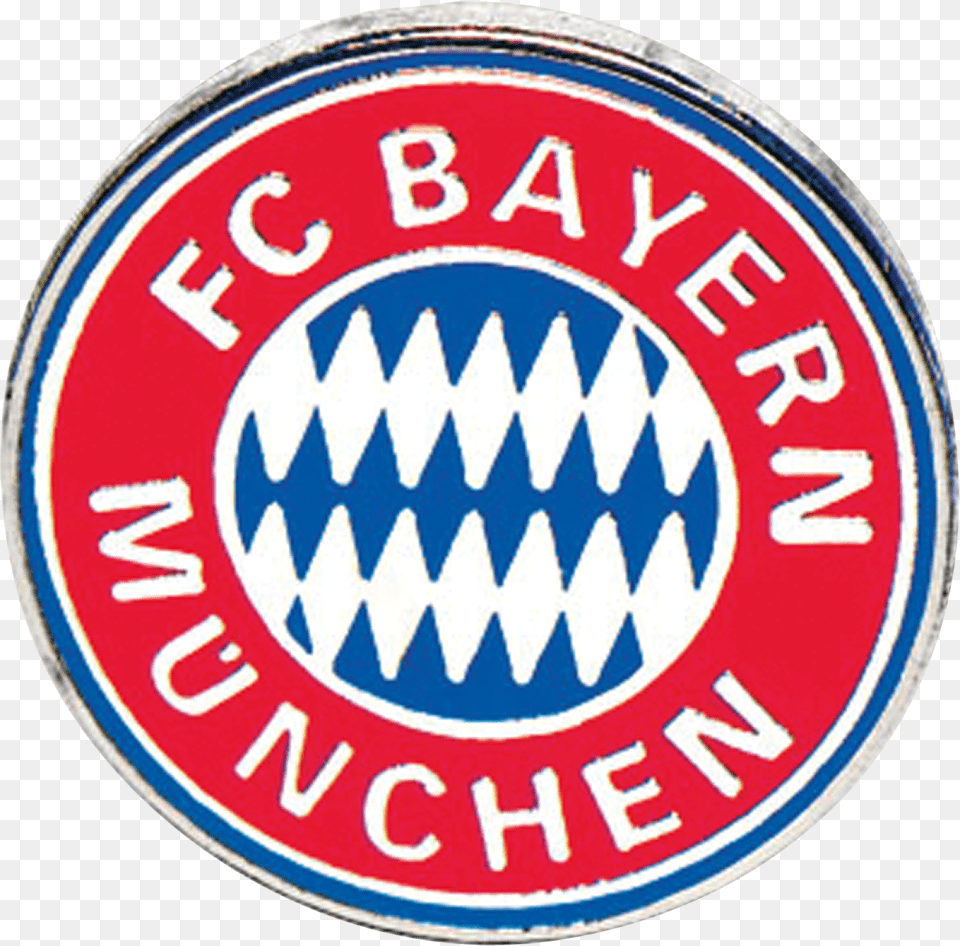 Fc Bayern Mnchen Emblem Pin Badge Fc Bayern Munich Logo, Symbol, Can, Tin Free Transparent Png