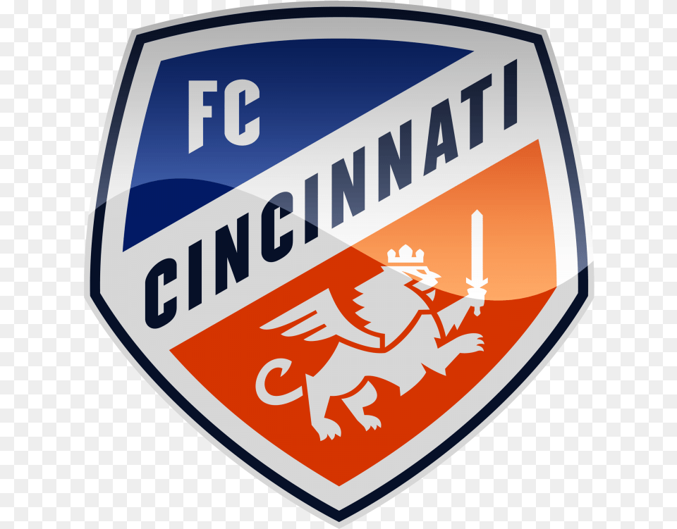 Fc Cincinnati Hd Logo Logo Fc Cincinnati, Badge, Symbol, Armor, Emblem Free Png