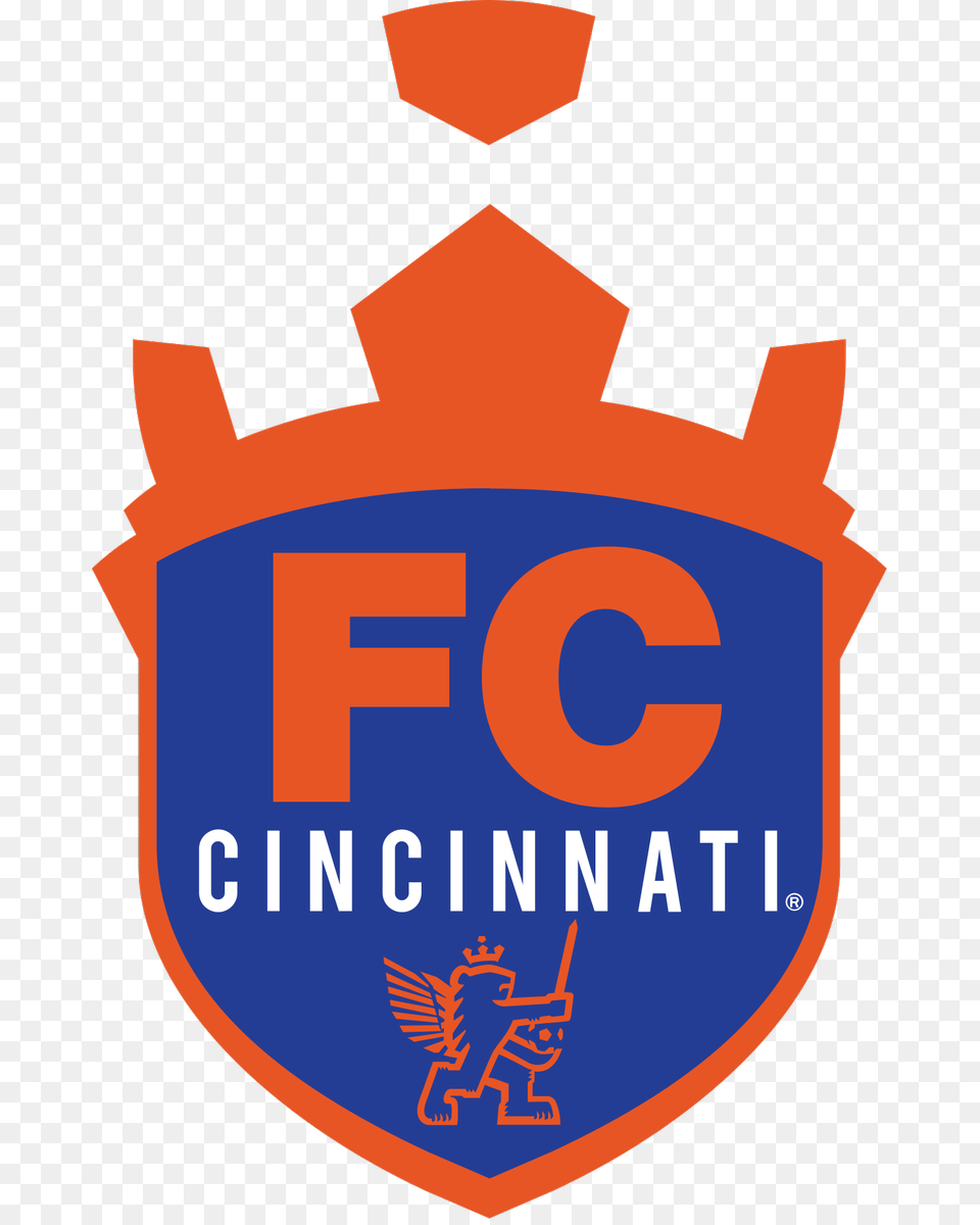 Fc Cincinnati Old Logo, Badge, Symbol, Person Free Png