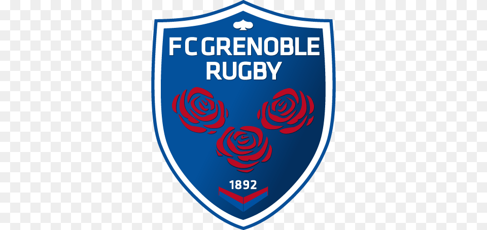 Fc Grenoble Rugby Logo, Badge, Symbol, Disk, Emblem Png