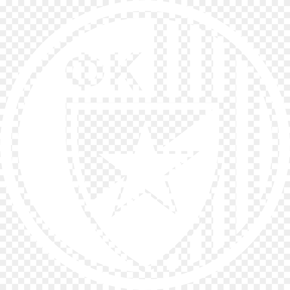 Fc Red Star Belgrade Logo Coursera Logo White, Symbol, Star Symbol, Emblem Png