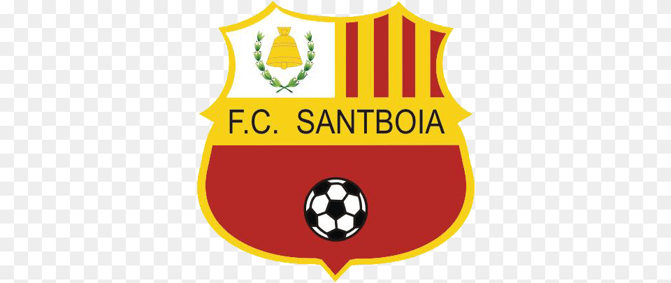 Fc Santboiam Logo Transparent Sticker Fc Santboia, Badge, Symbol, Ball, Football Free Png