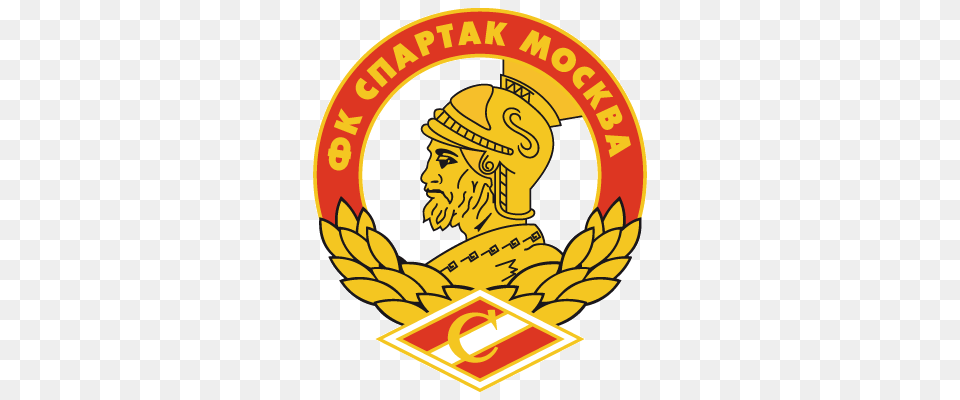 Fc Spartak Moscow Logo, Badge, Symbol, Emblem, Person Png Image