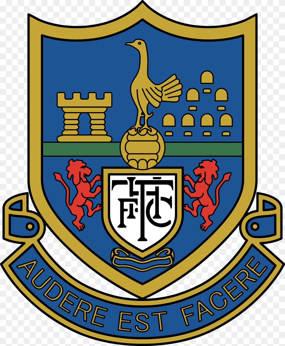 Fc Tottenham Hotspur White Hart Lane British Football Tottenham Badge, Emblem, Symbol, Logo, Animal Free Png