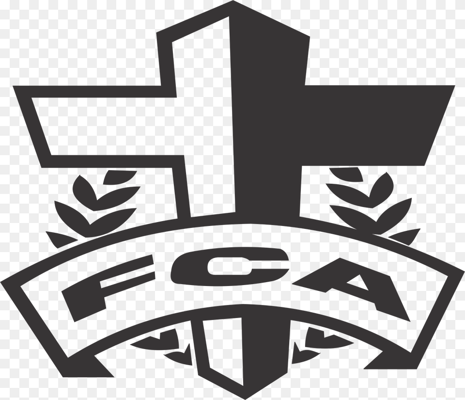 Fca Official Fellowship Of Christian Athletes Cross, Emblem, Symbol, Logo Free Png