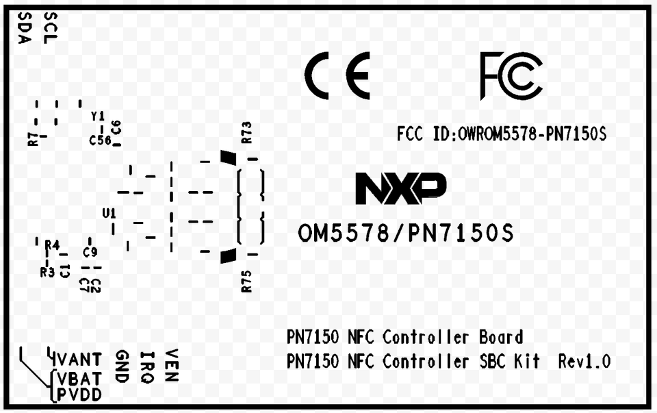 Fcc Id Owrom5578 Pn7150s Users Manual, Text, Paper Png