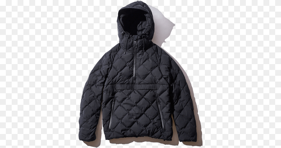 Fce Pullover Smock Jacket Black Jacket, Clothing, Coat, Hood, Hoodie Free Png