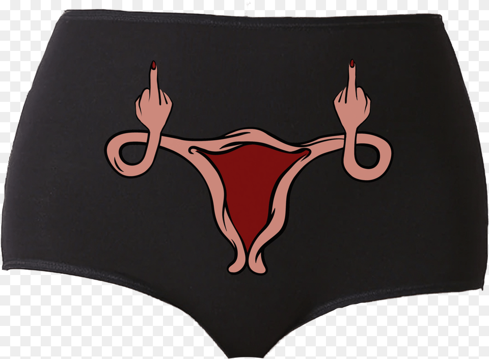 Fck Uterus Briefs Underpants, Clothing, Swimwear, Underwear, Lingerie Free Png Download