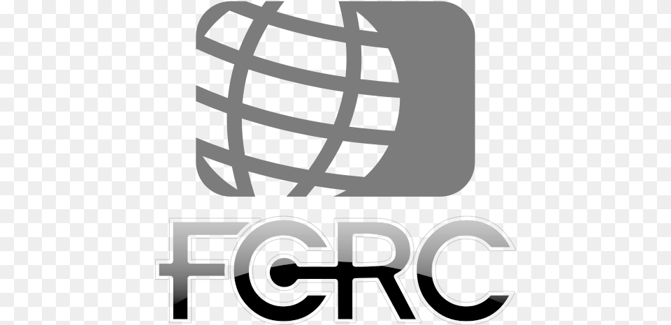 Fcrc Globe Logo Vector Illustration In Black And White, Electrical Device, Microphone, Ammunition, Grenade Free Png Download