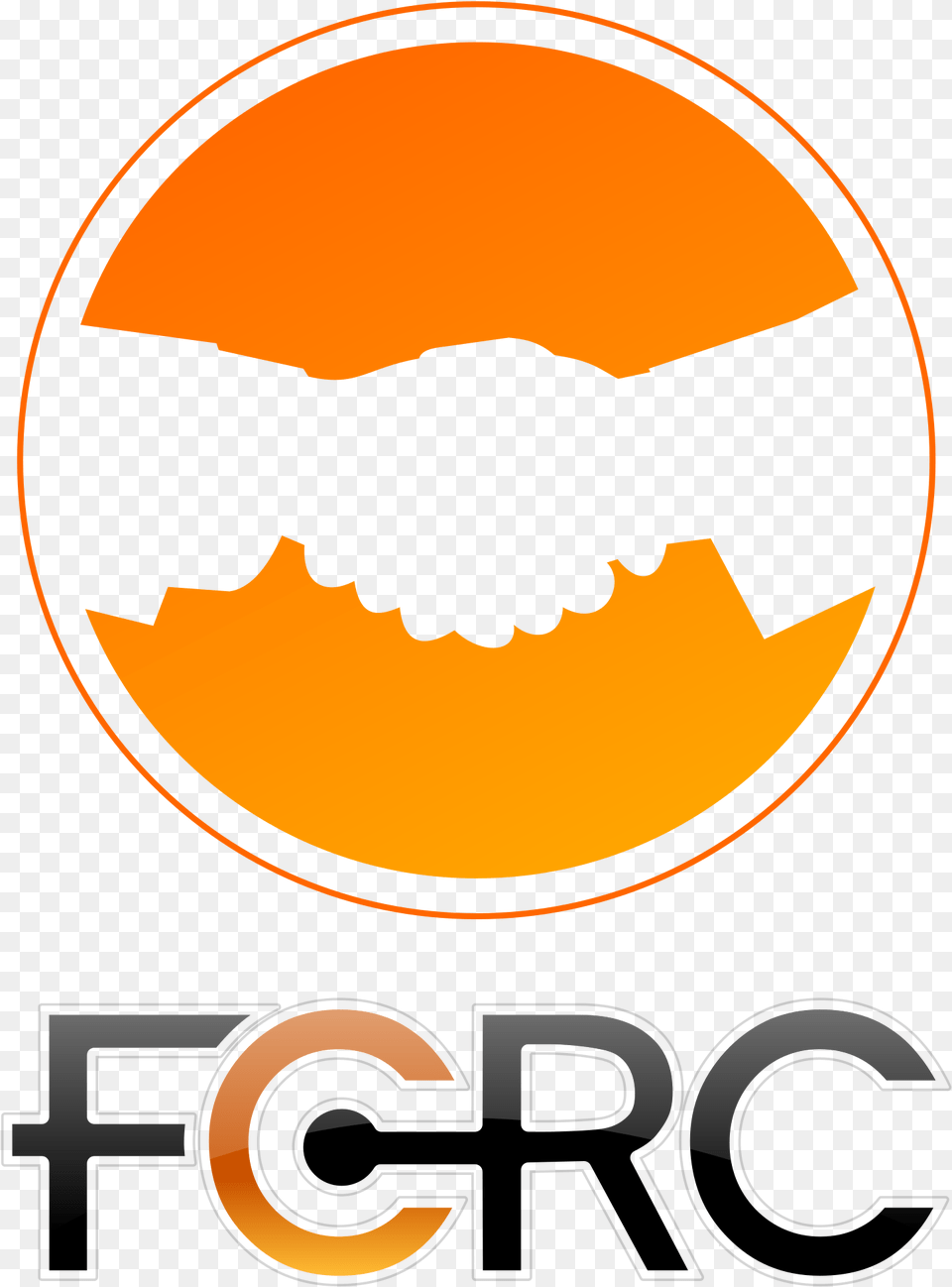 Fcrc Logo Handshake Clip Arts Circle, Body Part, Hand, Person, Symbol Png