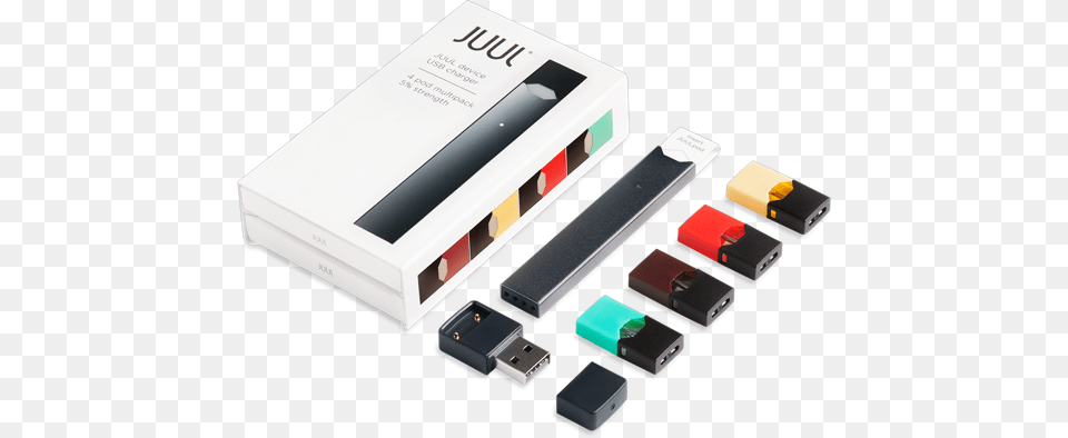 Fda Seizes Thousands Of Documents From E Cigarette Juul Starter Kit, Adapter, Electronics, Computer Hardware, Hardware Free Transparent Png