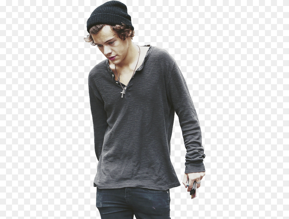Fdasfsafsf Harry Wear A Beanie For Guys, Long Sleeve, Cap, Clothing, Hat Png