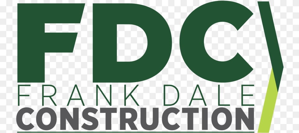 Fdc Frank Dale Construction U2014 Logos, Green, Logo, Scoreboard, Text Png Image