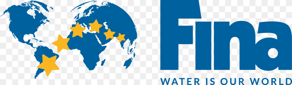 Fdration Internationale De Natation Logo Fina Fina Water Is Our World Logo, Chart, Plot, Map, Person Free Transparent Png