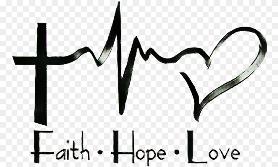 Fe Esperanza Amor Faithhopelove Sticker Faith Hope Love, Cross, Symbol, Text, Animal Free Png Download