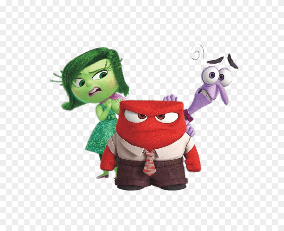 Fear Anger And Disgust, Doll, Plush, Toy, Face Png Image