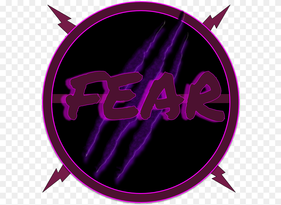 Fear Bedrock Anarchy Servers Pe Wiki Fandom Logo Pokemon Sun, Light, Lighting, Purple Free Png
